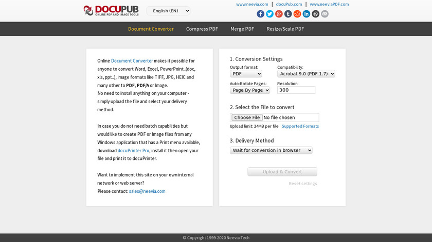 DocuPUB Landing Page