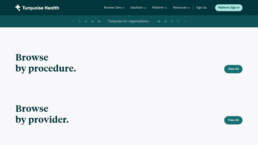 Turquoise Health Landing Page