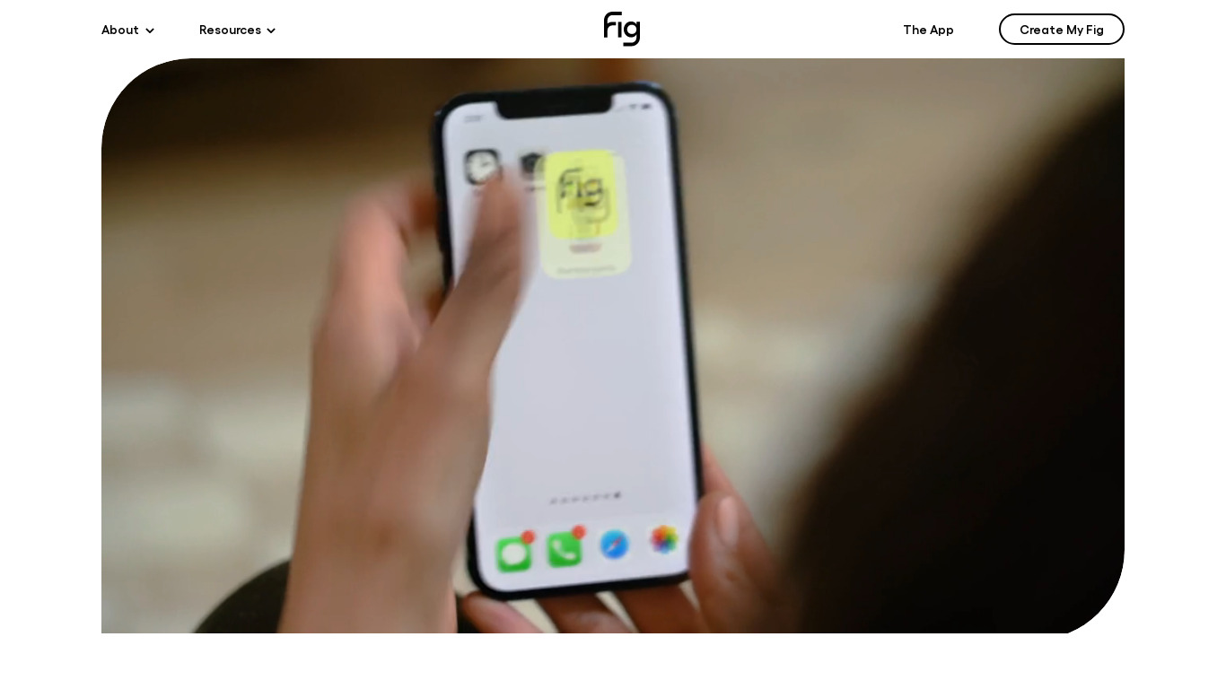 Fig: Food Scanner & Discovery Landing page