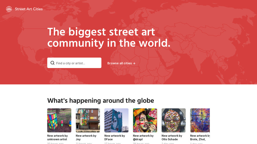 Street Art Cities Landing Page