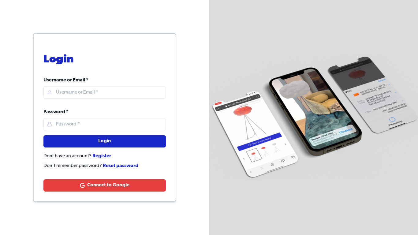 ARspar 3D Visual QA tool Landing page