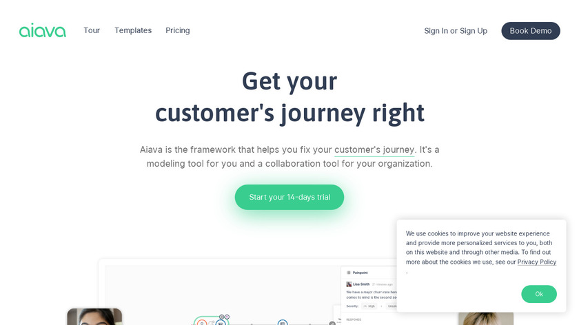 Aiava Landing Page