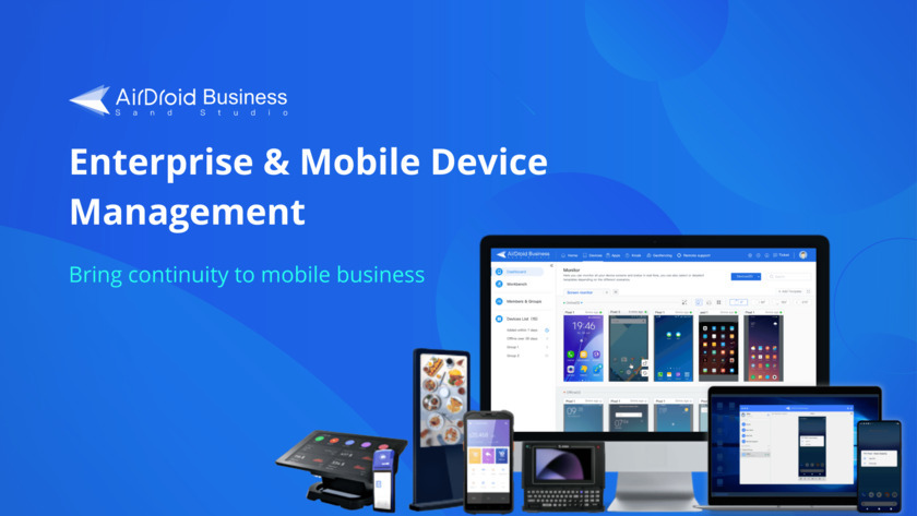 AirDroid Business Landing Page