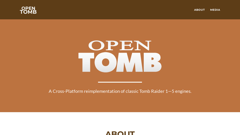 OpenTomb Landing Page