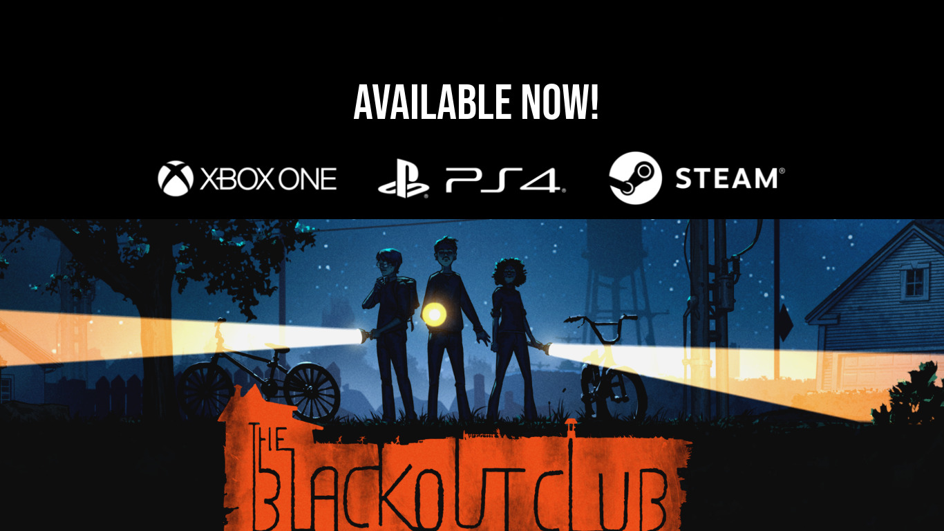 The Blackout Club Landing page