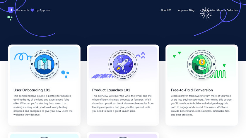 Product Adoption Academy Landing Page