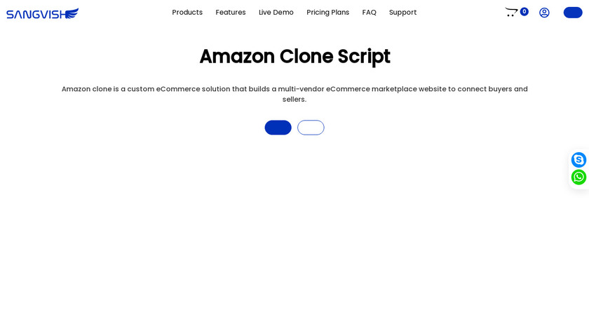 Migrateshop Amazon Clone Landing Page