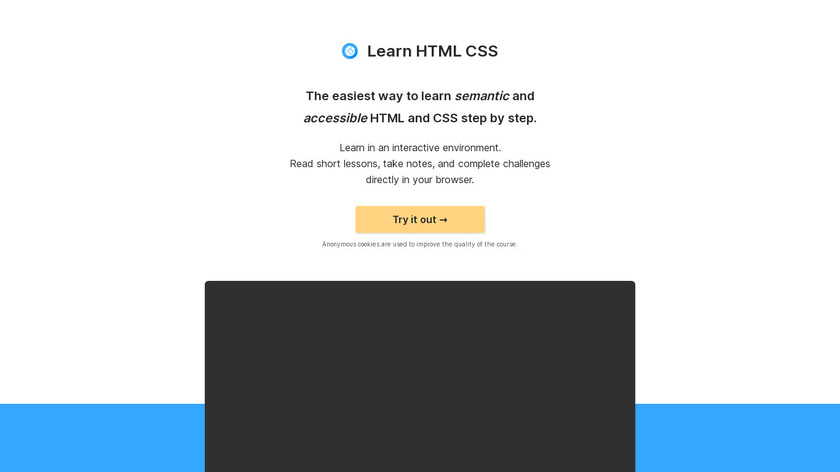 Learn HTML CSS Landing Page