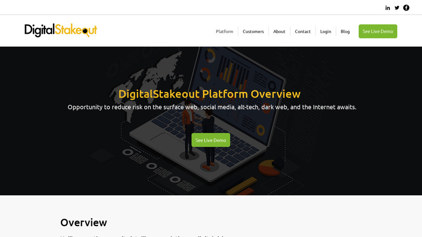 DigitalStakeout Scout Landing Page