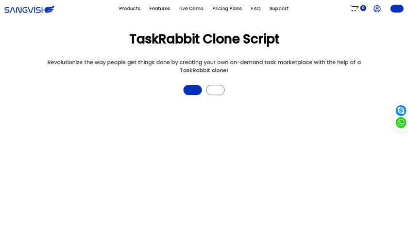 Migrateshop Taskrabbit Clone Landing Page