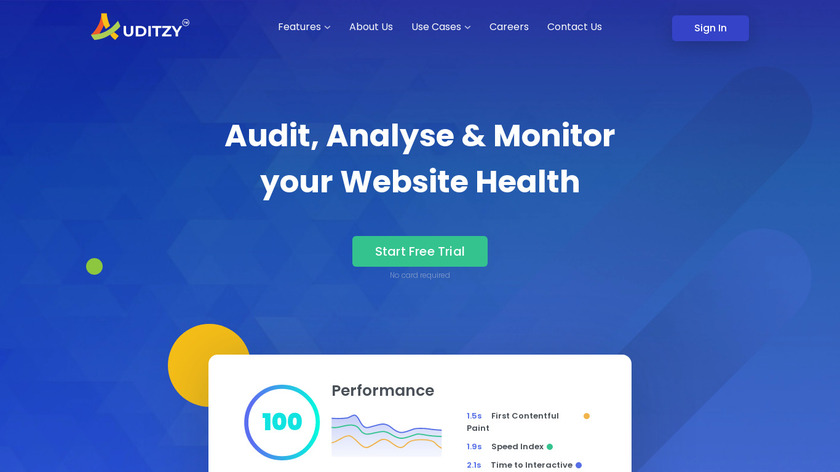 Auditzy Landing Page