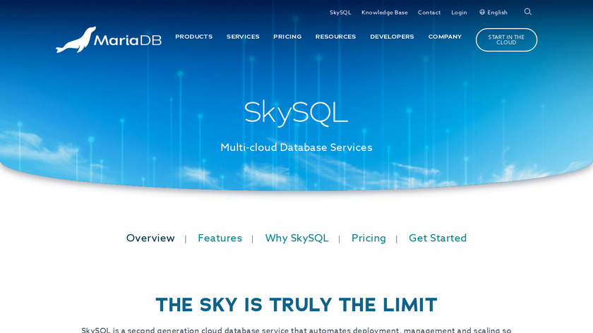 SkySQL Landing Page