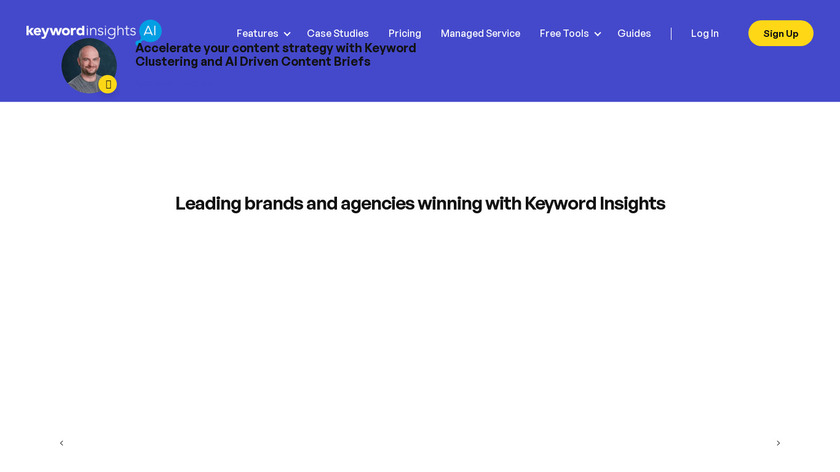Keyword Insights Landing Page