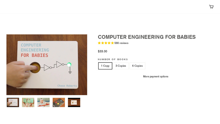 Computer Engineering for Babies Landing Page
