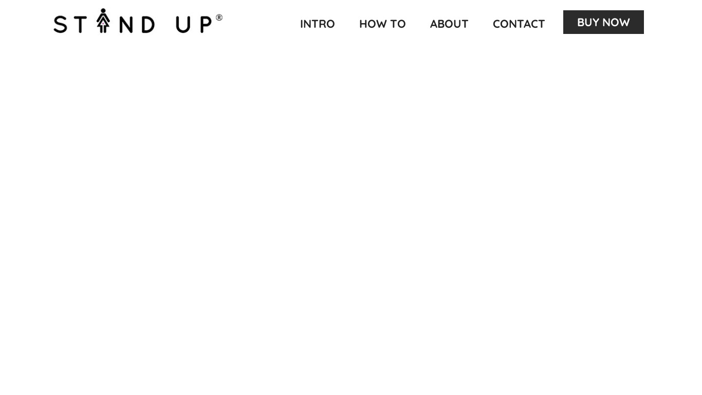 The Stand Up Landing page