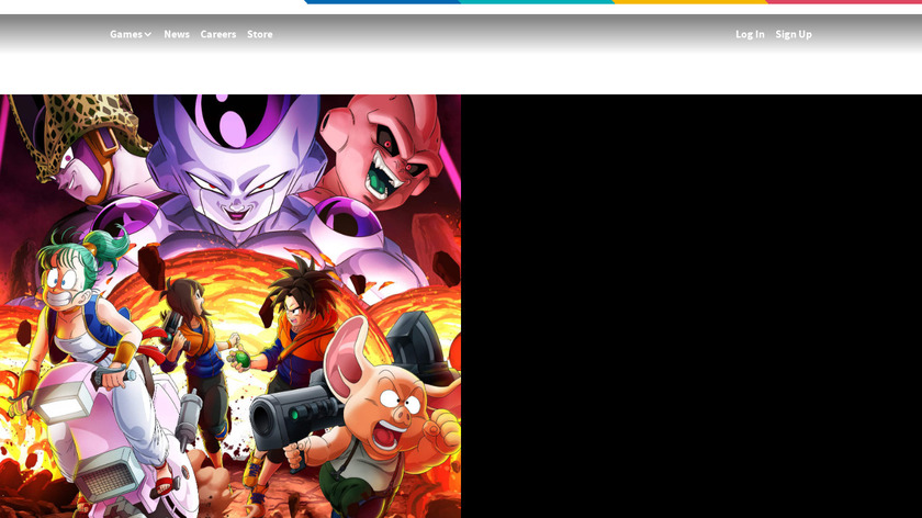Dragon Ball Xenoverse Landing Page