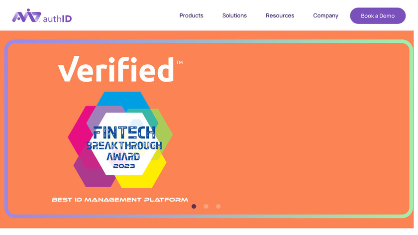 authID.ai Landing Page