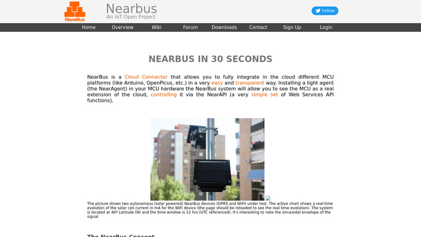 NearBus Landing Page