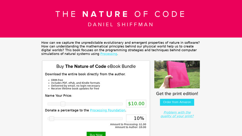 Nature of Code Landing Page