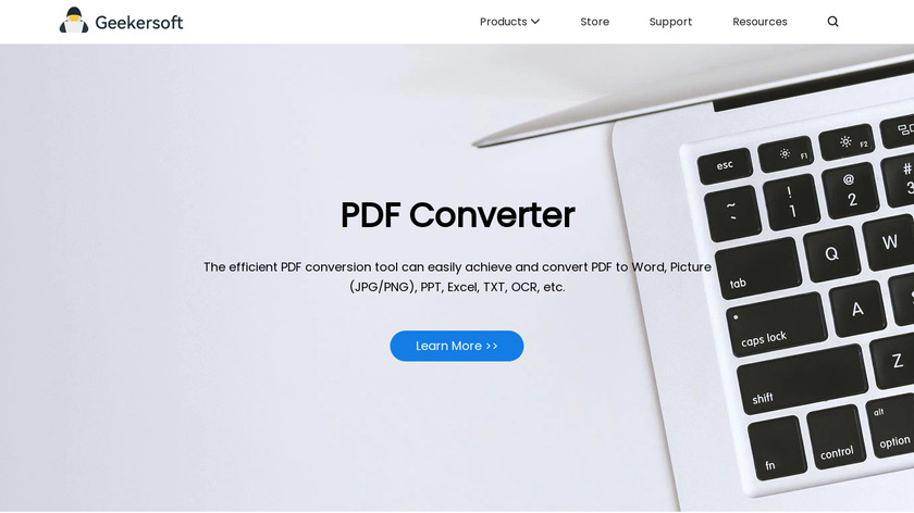 Geekersoft Landing Page