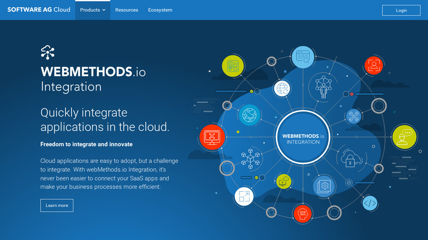 webMethods.io Integration Landing Page