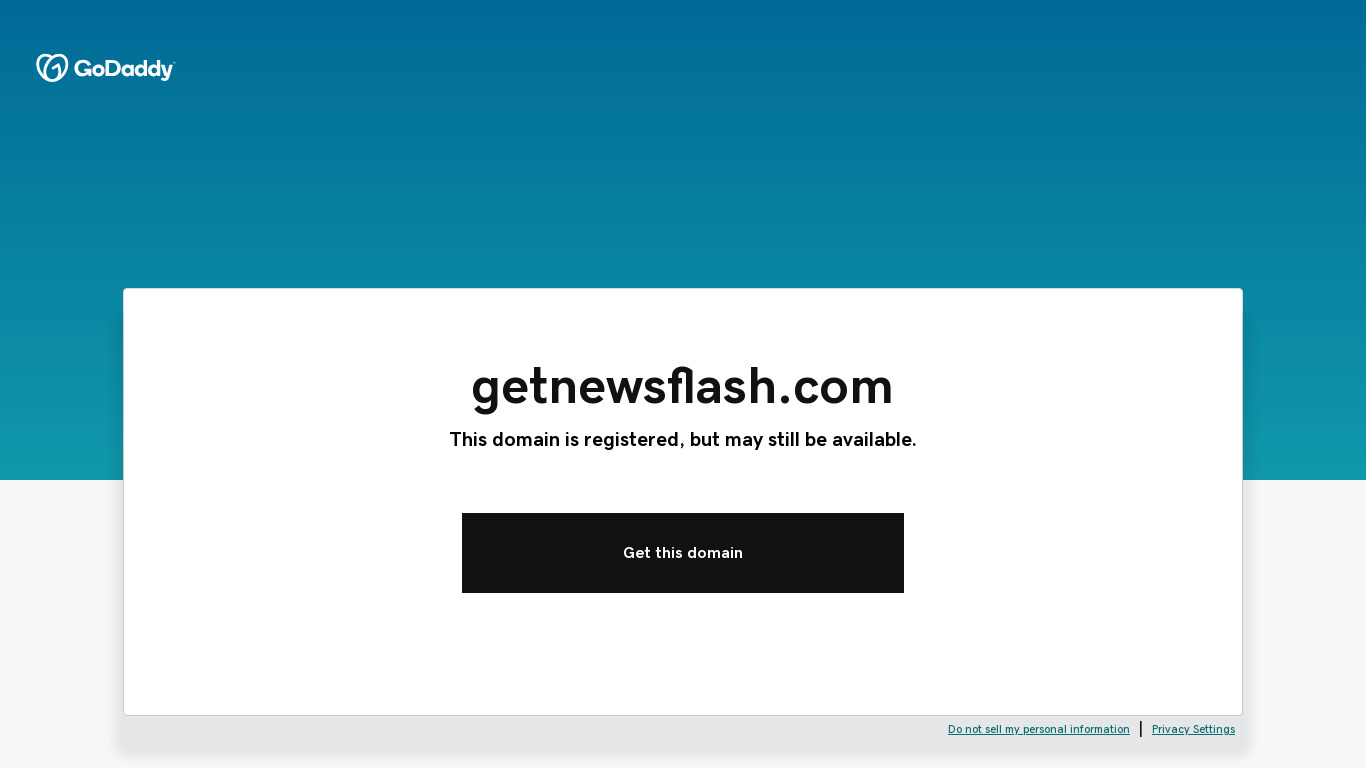 Newsflash Landing page