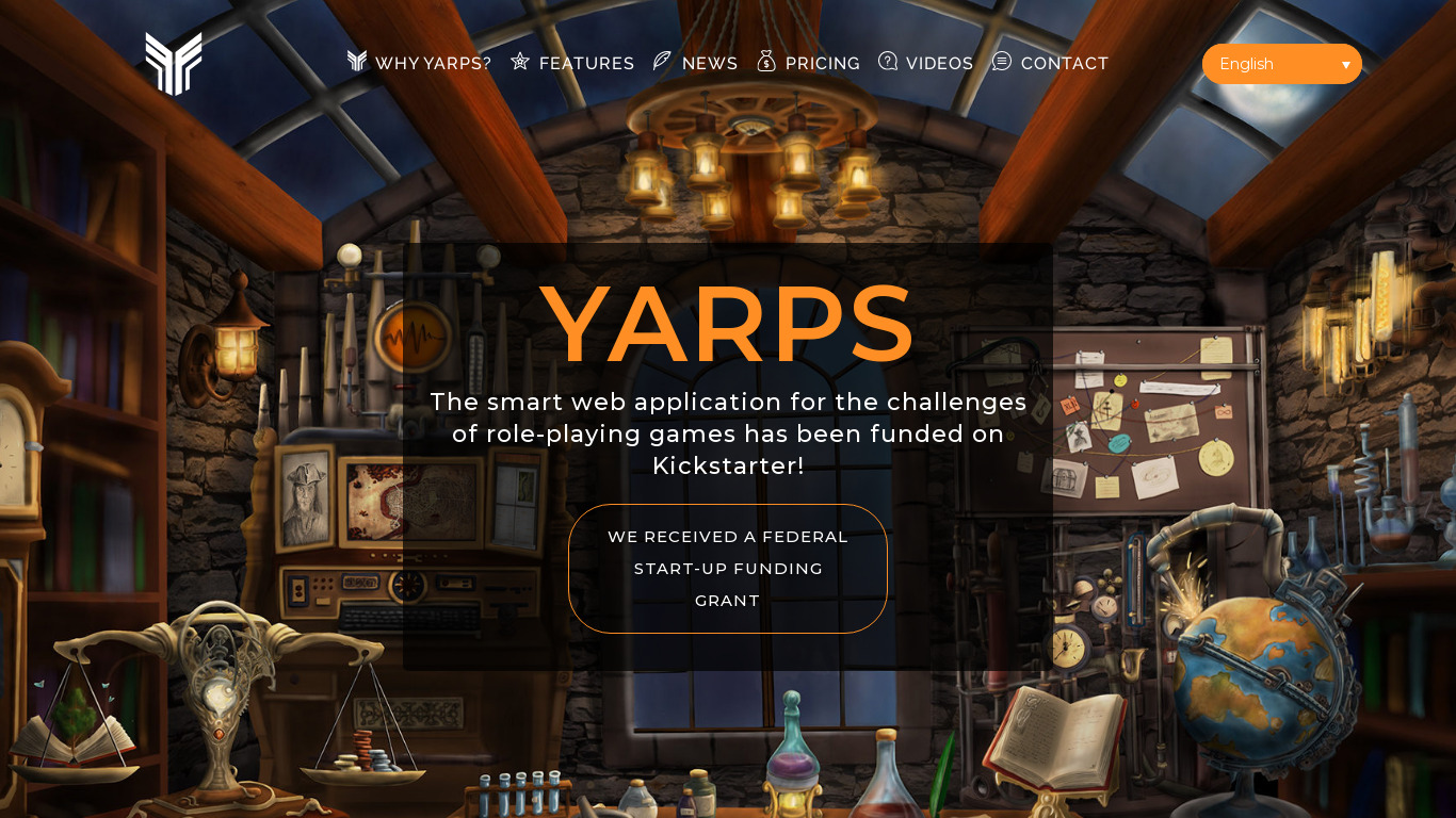 YARPS Landing page