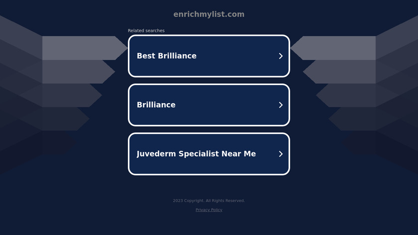 Enrich My List Landing Page