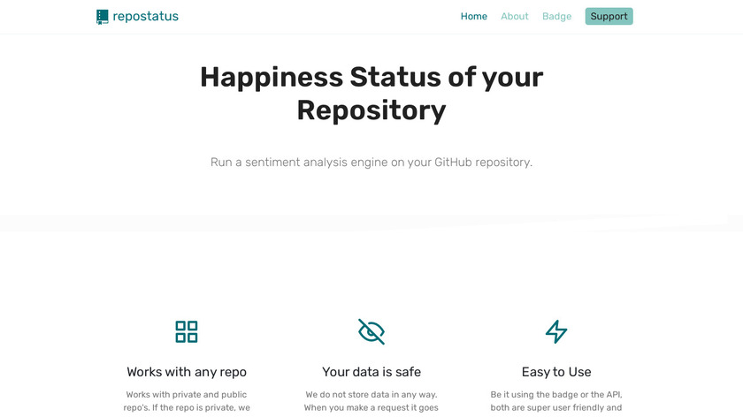 repostatus Landing Page