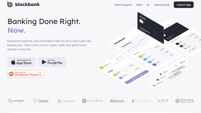 BlockBank Landing Page