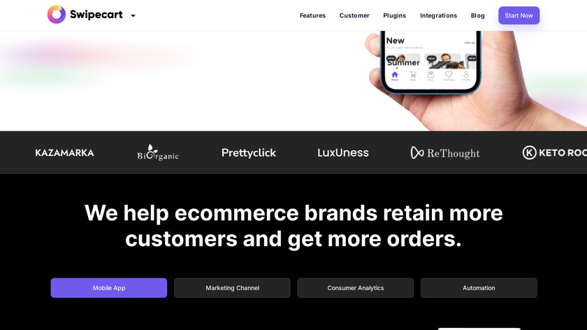 Swipecart by RentechDigital Landing Page