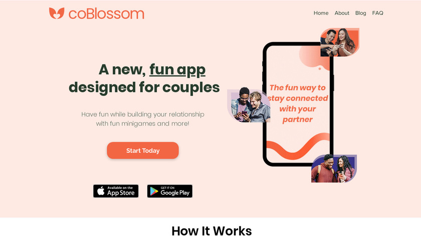 coBlossom Landing Page
