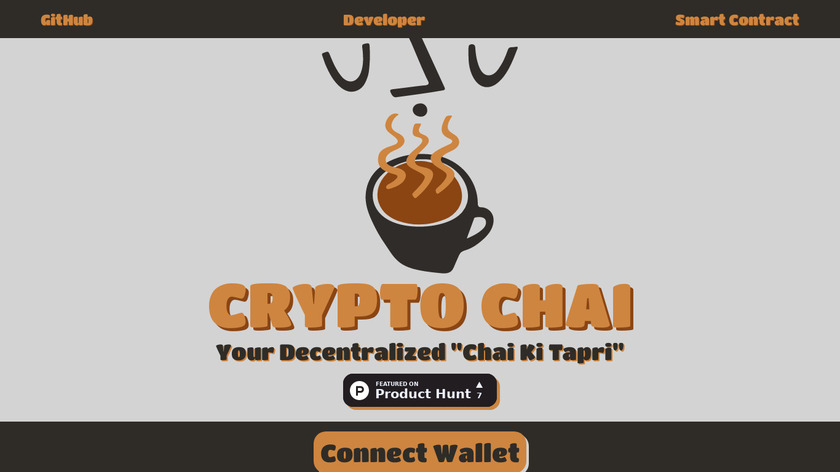 Crypto Chai Landing Page