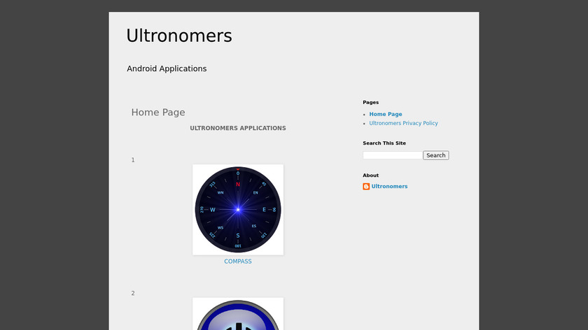 Compass ultronomers Landing Page