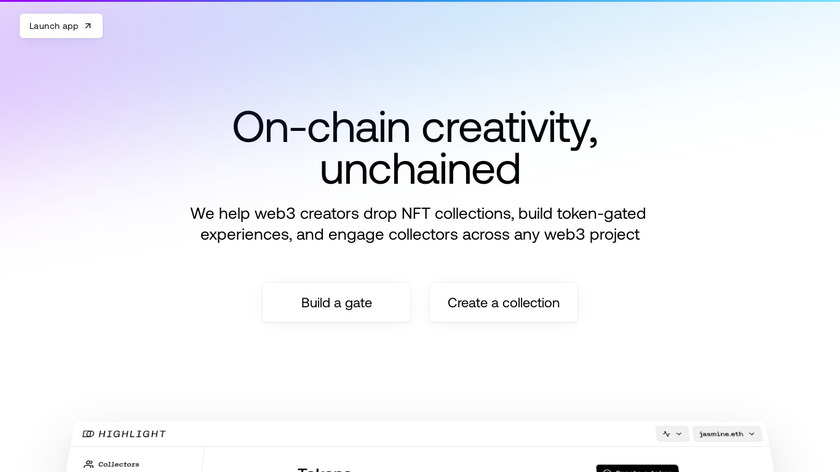 Highlight.xyz Landing Page