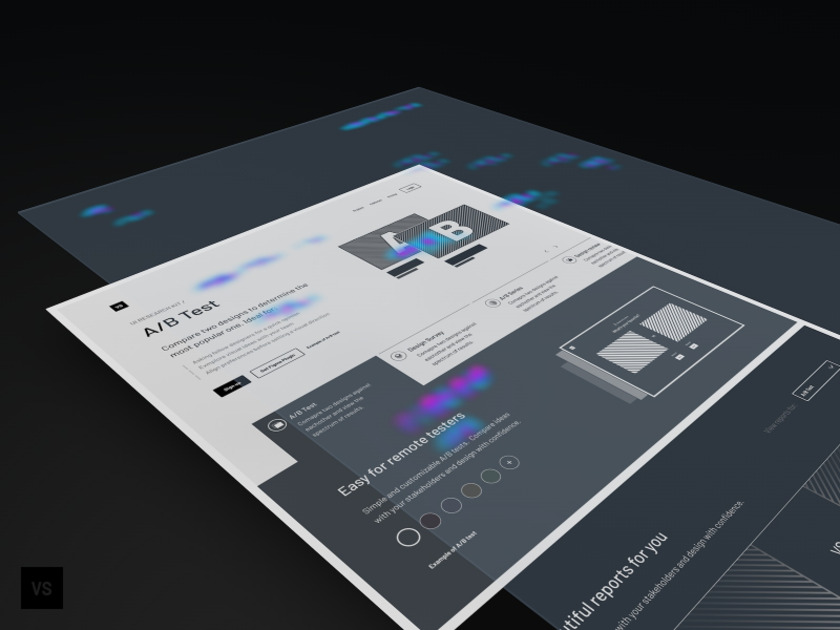 Design VS Design Landing Page