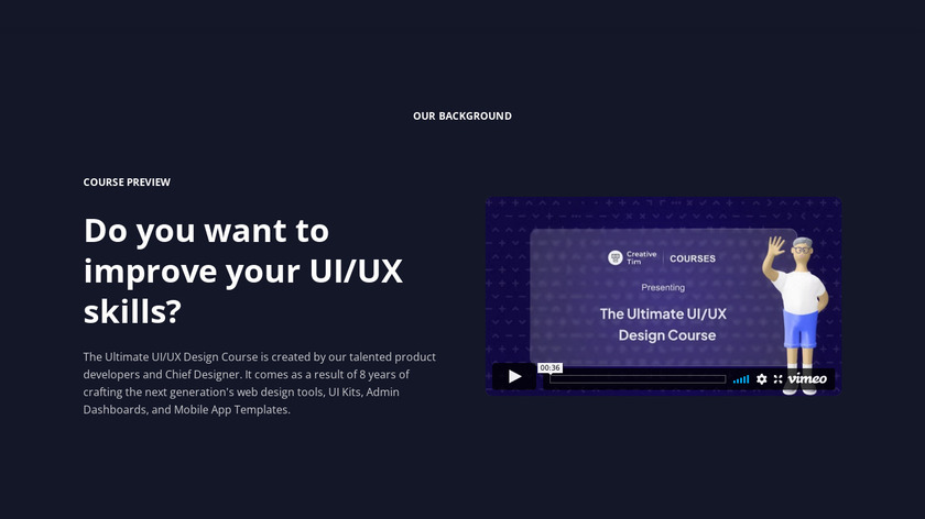 The Ultimate UI/UX Design Course Landing Page