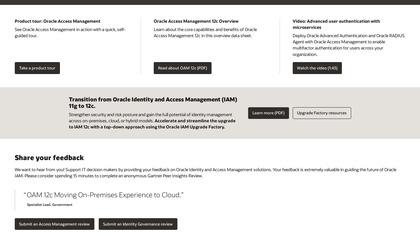 Oracle Access Management Suite image