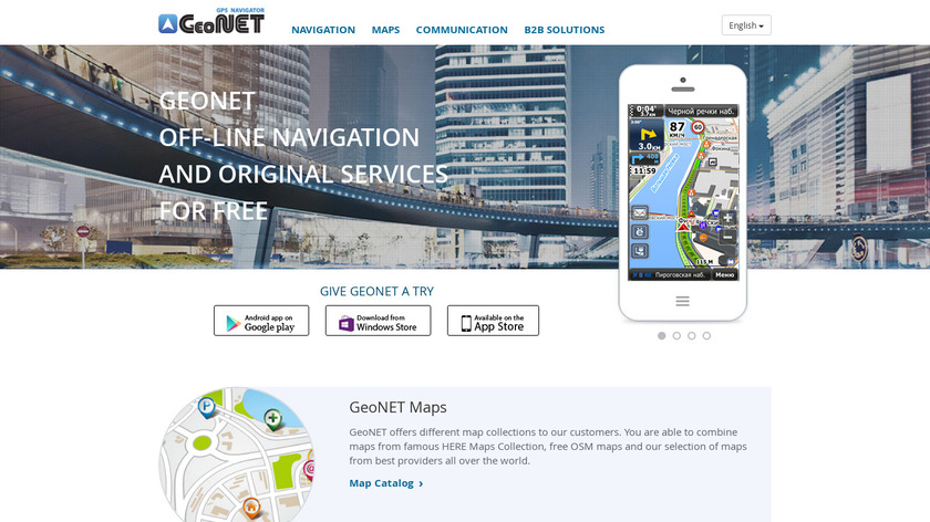 GeoNET Landing Page