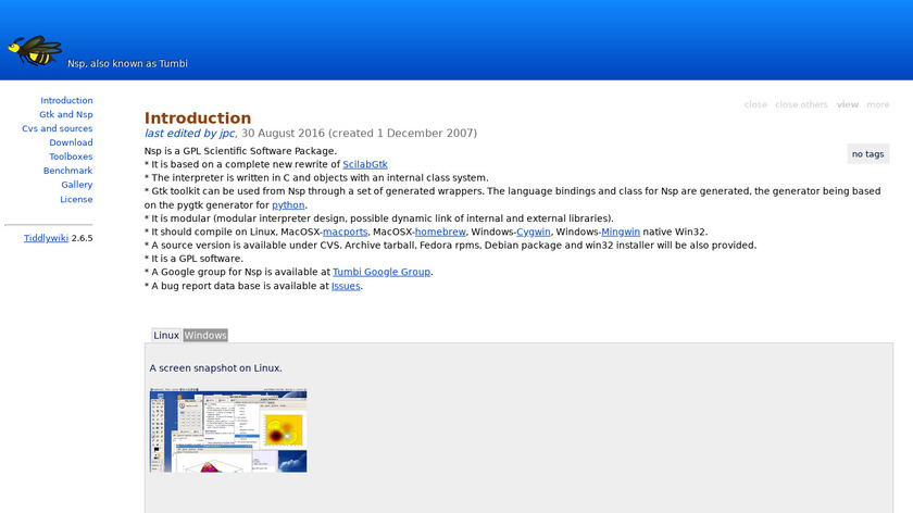 Nsp / Tumbi Landing Page