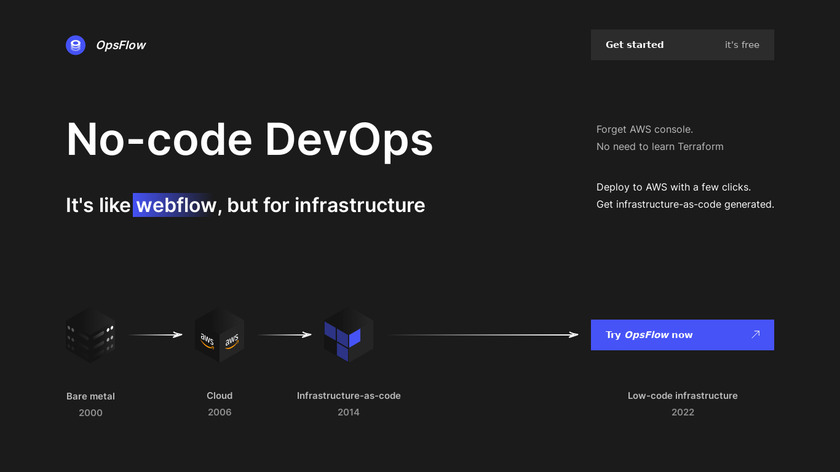 OpsFlow Landing Page