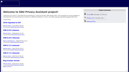 GNU Privacy Assistant image