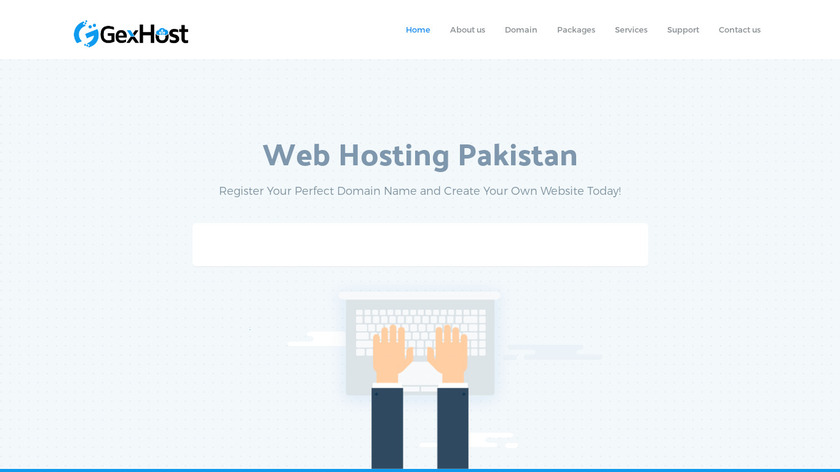 GexHost Landing Page