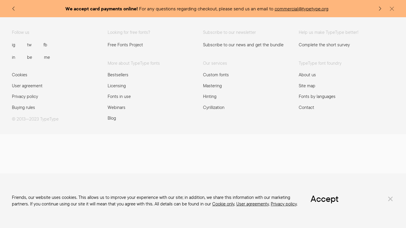 TypeType.org Landing page