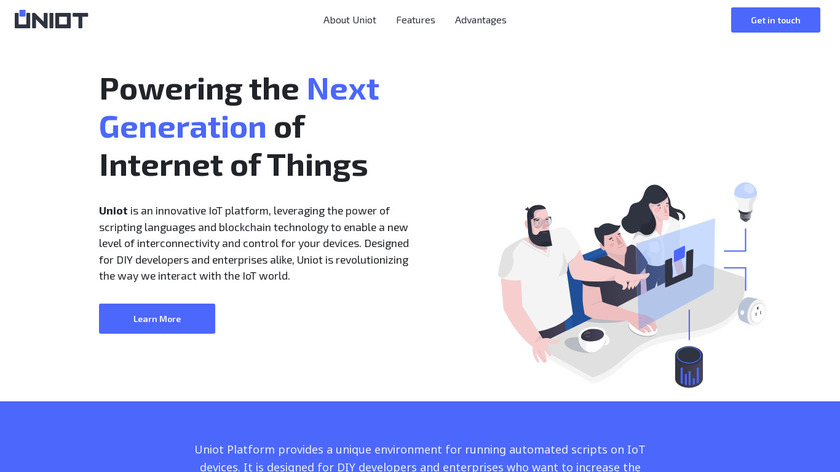 Uniot Landing Page
