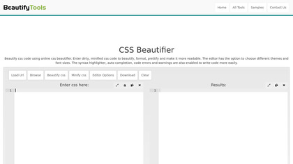 CSS Beautifier image