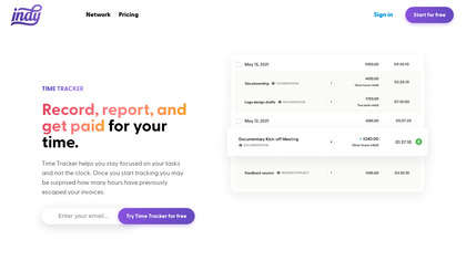 Indy Time Tracker image
