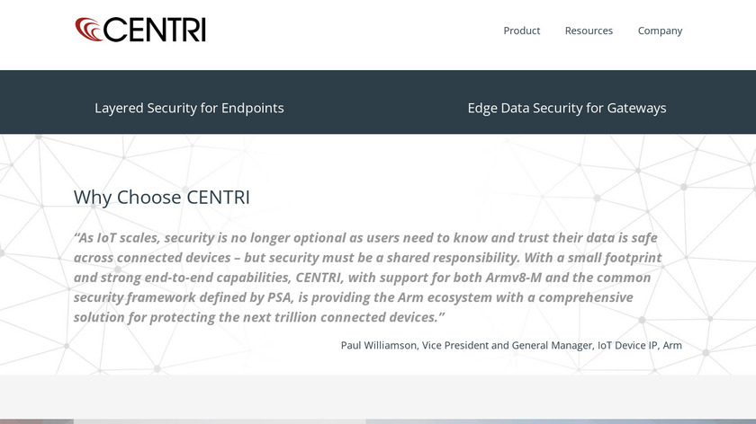 CENTRI Protected Sessions Landing Page
