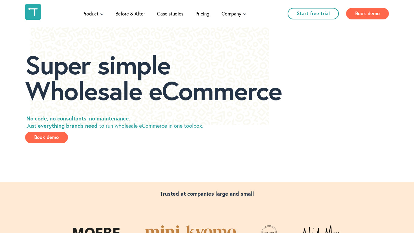 Turis.app Landing page
