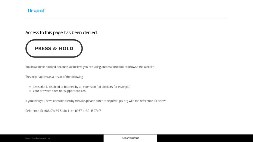 Drupal Portal Landing Page